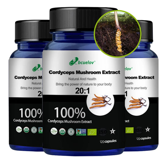 Pure Cordyceps Mushroom Extract Supplement