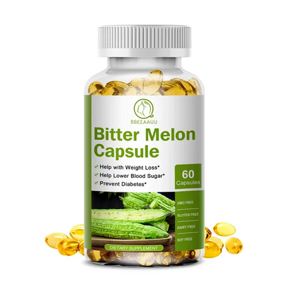 Plant-insulin Bitter Gourd Capsule Blood Sugar Health for Old Men Digestive and Metabolic Health