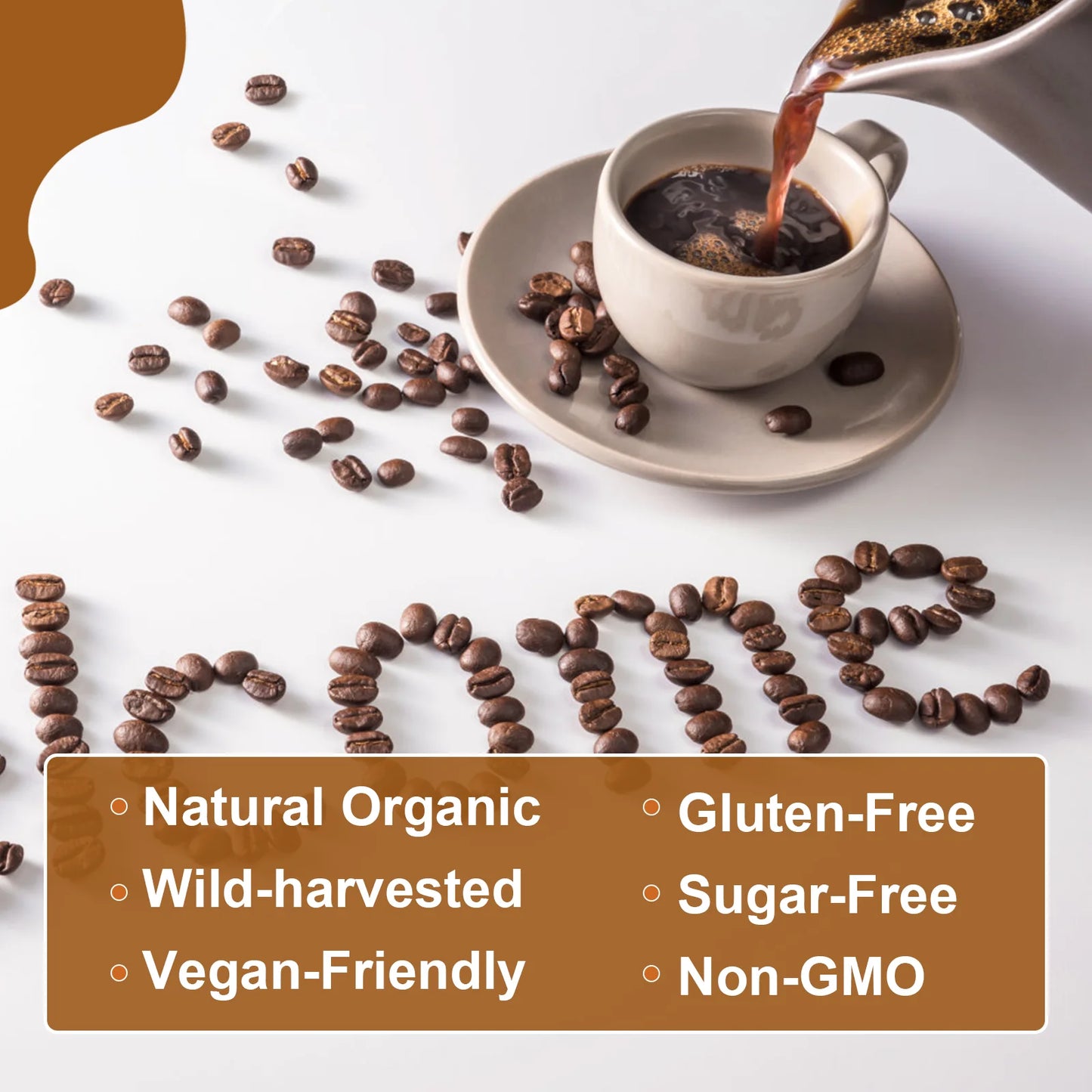 BEWORTHS Lion's Mane Mushroom Coffee Supplement