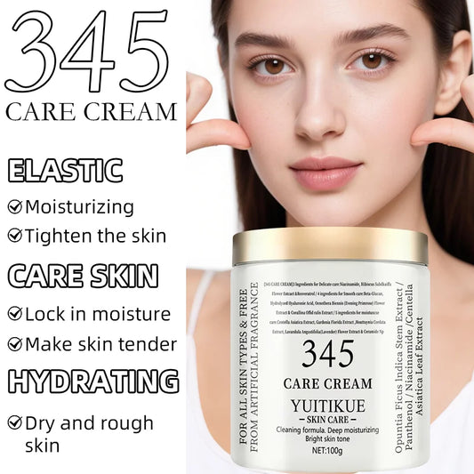 3-in-1 firming, deep moisturizing, and skincare, with natural extracts, suitable for all skin types