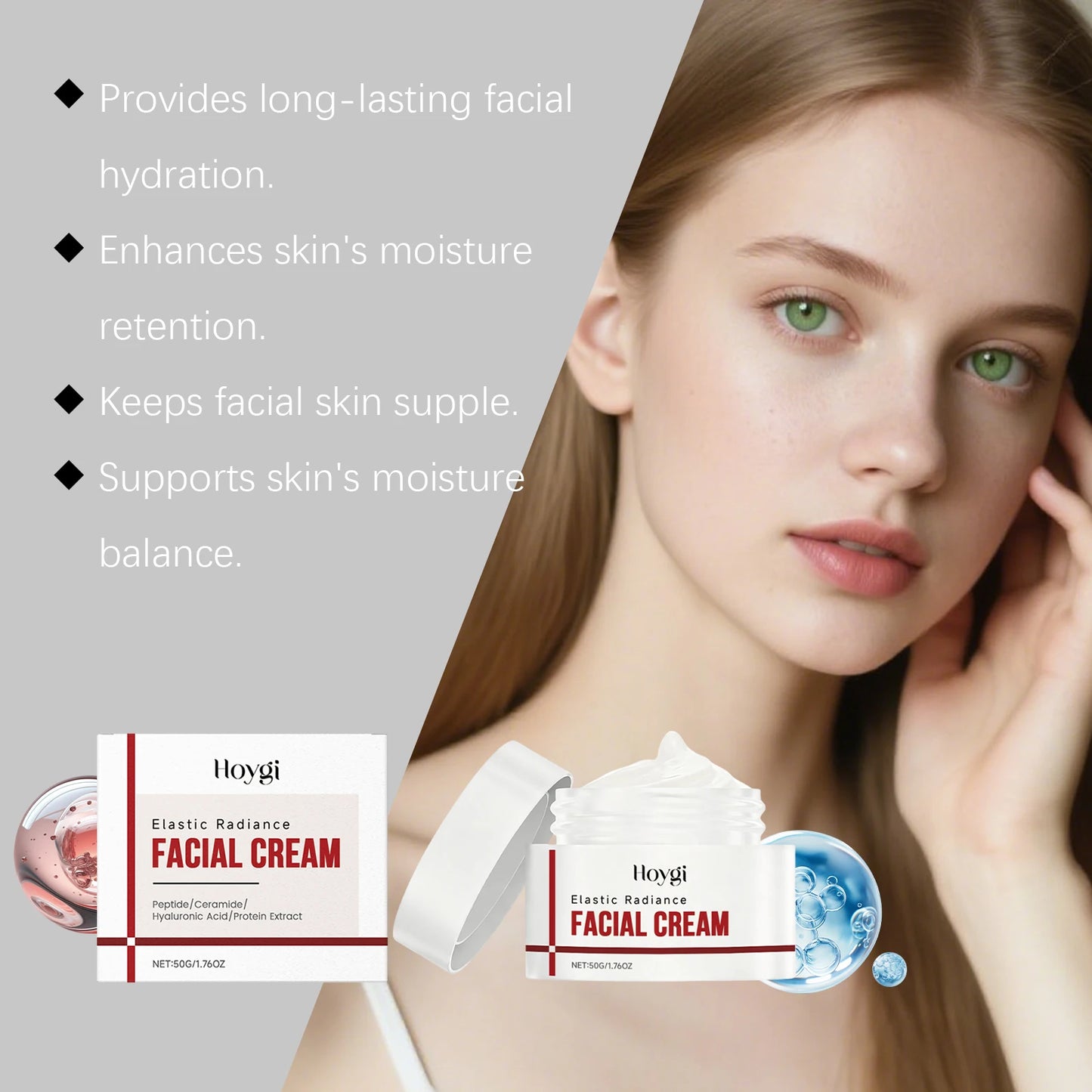 Anti Wrinkle Face Moisturizer Cream - Contains natural plant ingredients Acne Scars
