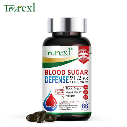 Blood Sugar Defense Diabetes Capsule for Cardiovascular Heart, Sugar Metabolism