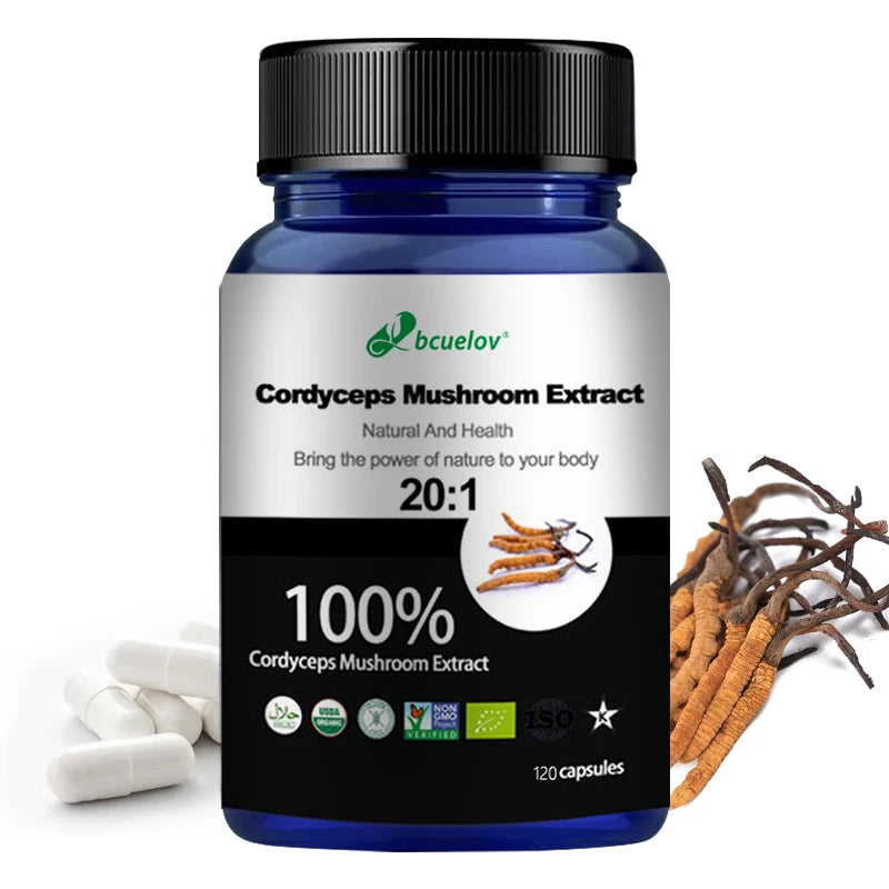 Pure Cordyceps Mushroom Extract Supplement