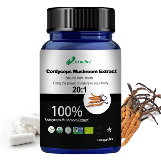 Pure Cordyceps Mushroom Extract Supplement
