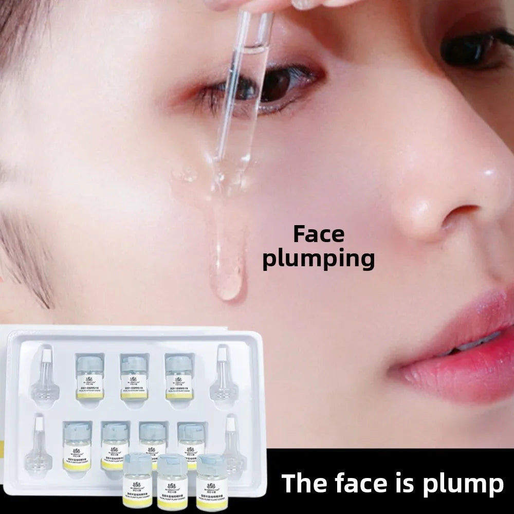 plumping plant essences, hydrating and lightening temples, facial set