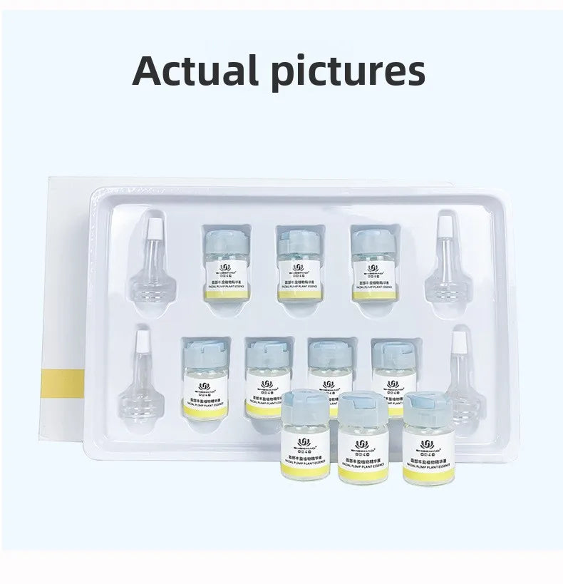 plumping plant essences, hydrating and lightening temples, facial set