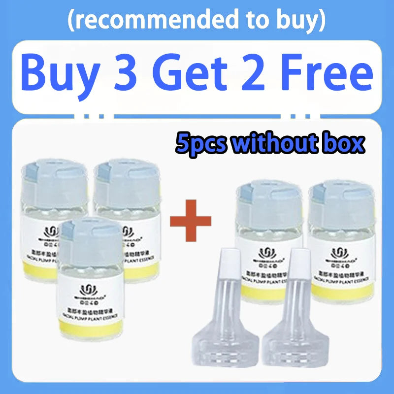 plumping plant essences, hydrating and lightening temples, facial set