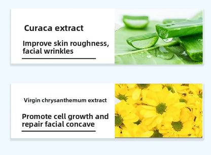 plumping plant essences, hydrating and lightening temples, facial set