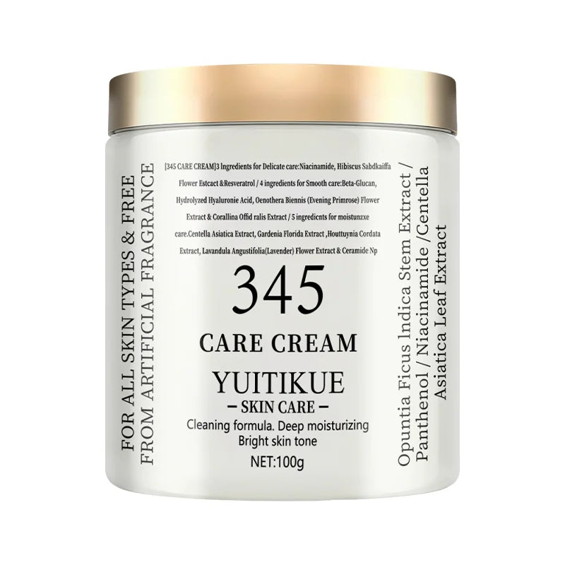 3-in-1 firming, deep moisturizing, and skincare, with natural extracts, suitable for all skin types