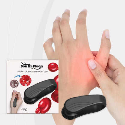 Blood Sugar Control Acupressure Point Clip Anti Diabetes Hyperglycemia Lower Blood Glucose Body Relax Hand Meridian Massager