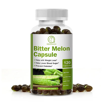 Plant-insulin Bitter Gourd Capsule Blood Sugar Health for Old Men Digestive and Metabolic Health