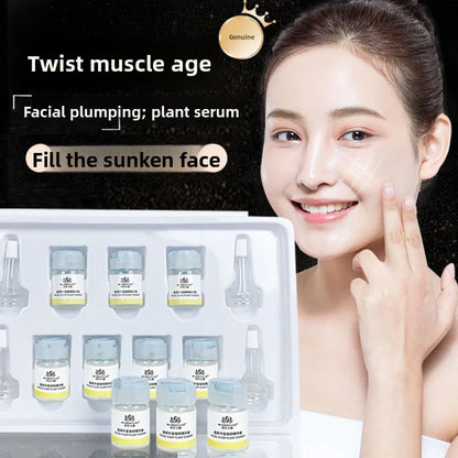 plumping plant essences, hydrating and lightening temples, facial set