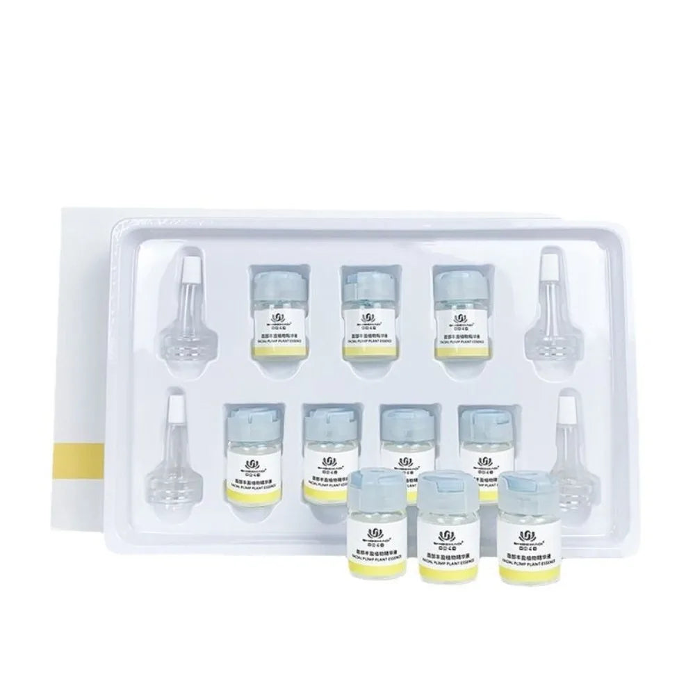 plumping plant essences, hydrating and lightening temples, facial set