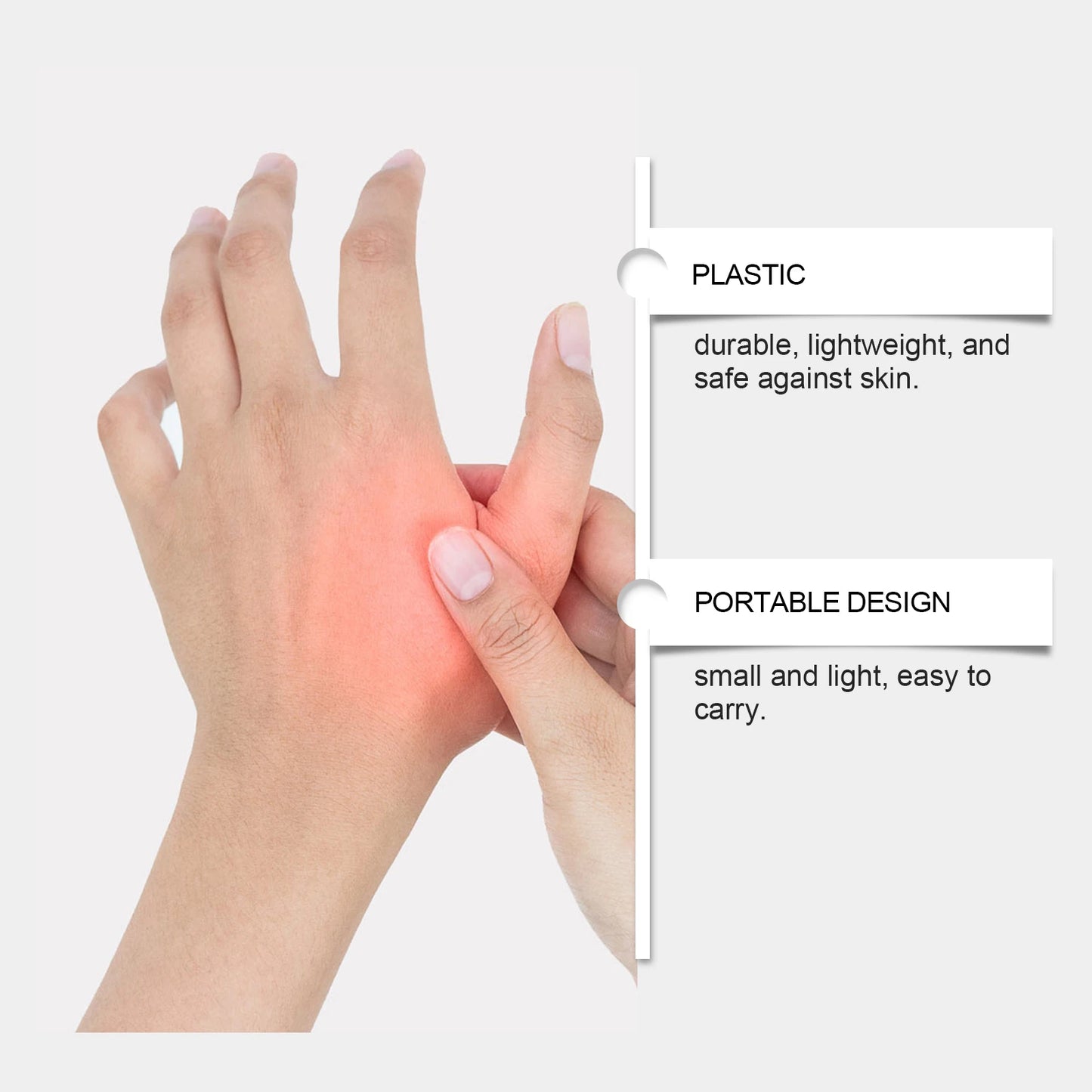 Blood Sugar Control Acupressure Point Clip Anti Diabetes Hyperglycemia Lower Blood Glucose Body Relax Hand Meridian Massager