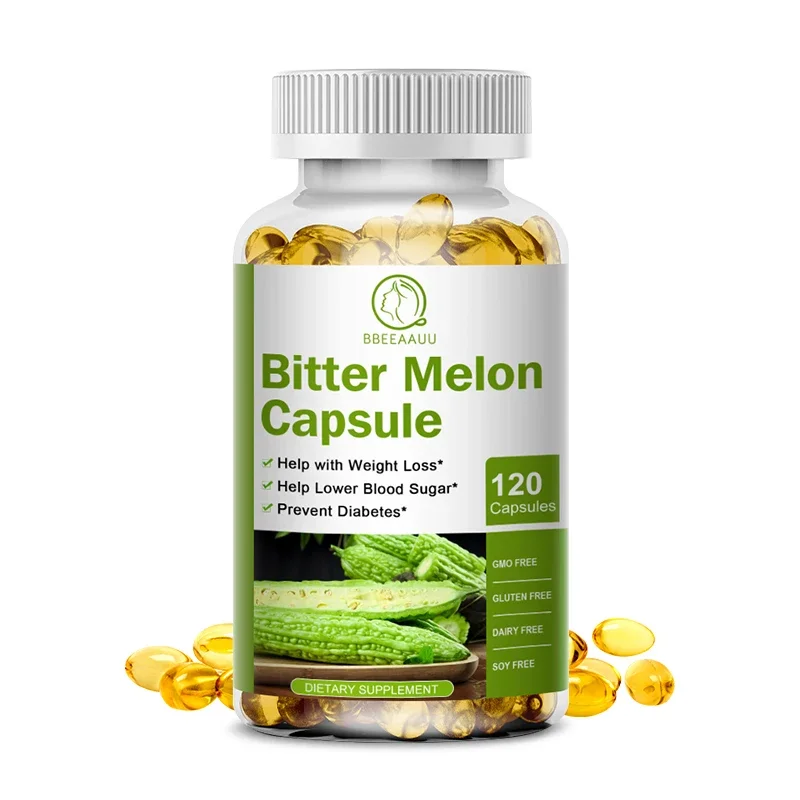 Plant-insulin Bitter Gourd Capsule Blood Sugar Health for Old Men Digestive and Metabolic Health